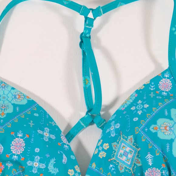 NWT Seafolly Inka Gypsy Action Back Tri Bikini Top - Picture 6 of 15